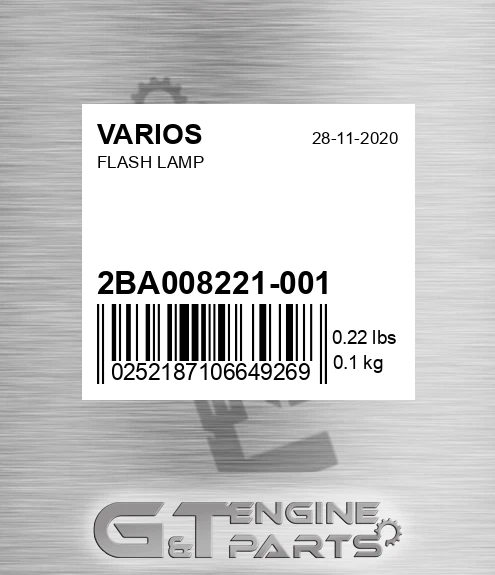 2BA 008 221-001 Flash Lamp
