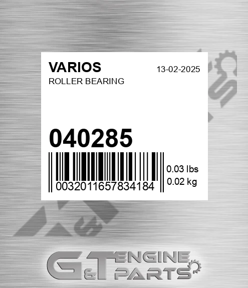 040.285 Roller Bearing for VARIOS