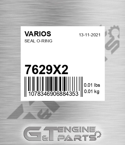 7629X2 Seal O-ring for VARIOS