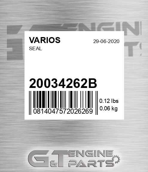20034262B Seal