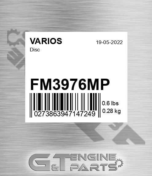 FM3976MP Disc