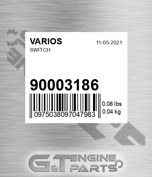 900.03186 Switch for VARIOS
