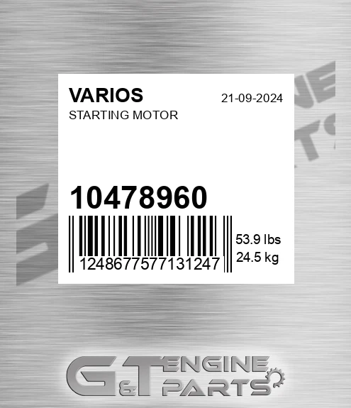 10478960+ Starting Motor