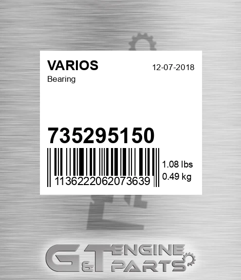 735295150 Bearing for VARIOS