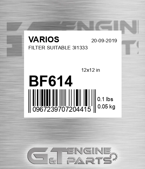BF614 Filter Suitable 3i1333