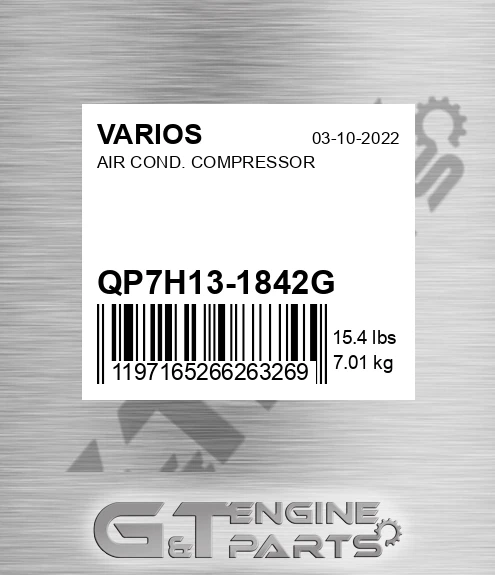 QP7H13-1842G Air Cond. Compressor