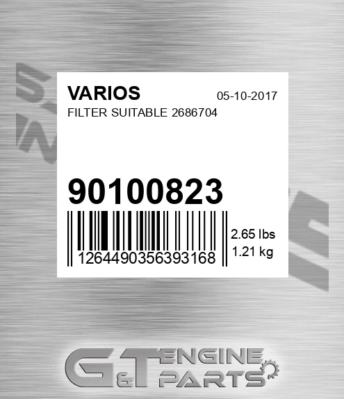 901.00823 Filter Suitable 2686704