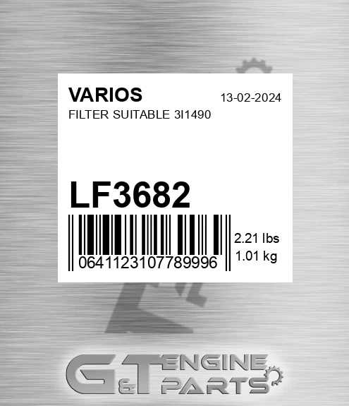 LF3682 VARIOS Filter Suitable 3i1490