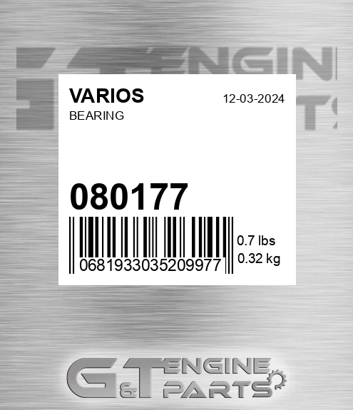 080177 Bearing