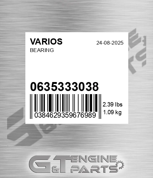 0635333038 Ball Bearing for VARIOS