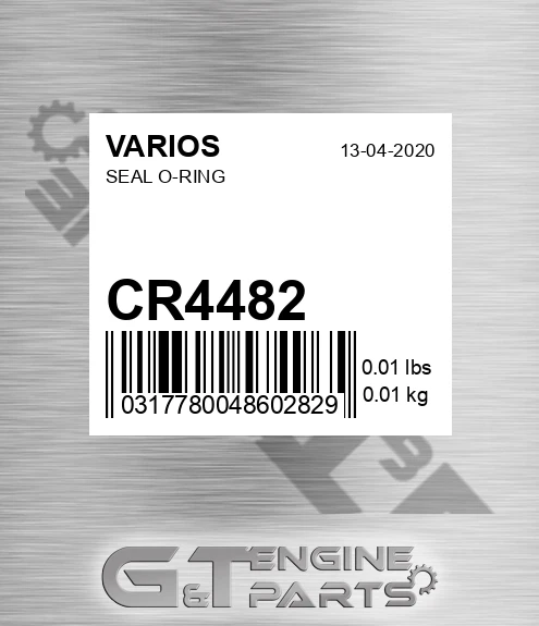 CR4482 Seal O-ring for VARIOS
