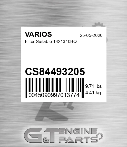 CS84493205 Filter Suitable 1421340bq
