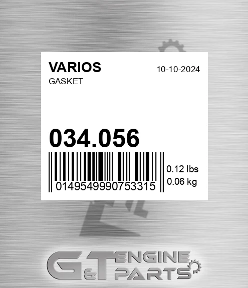 034.056 Gasket