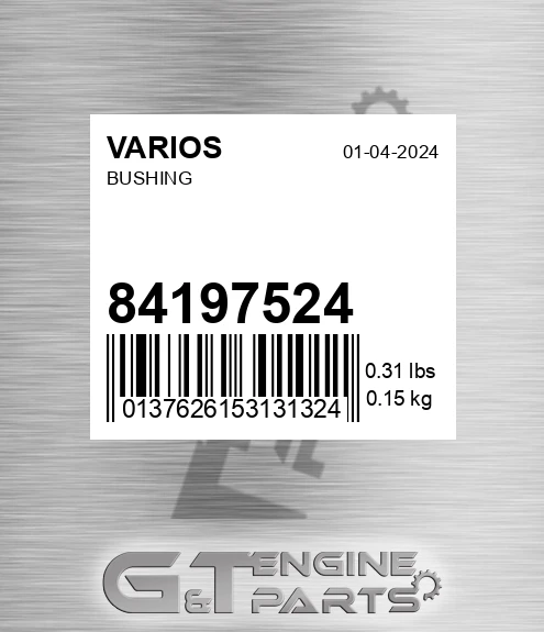 84197524 Bushing