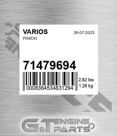 71479694 Pinion