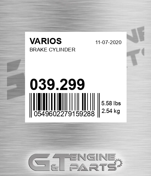 039.299 Brake Cylinder