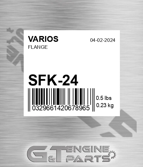 SFK-24 Flange