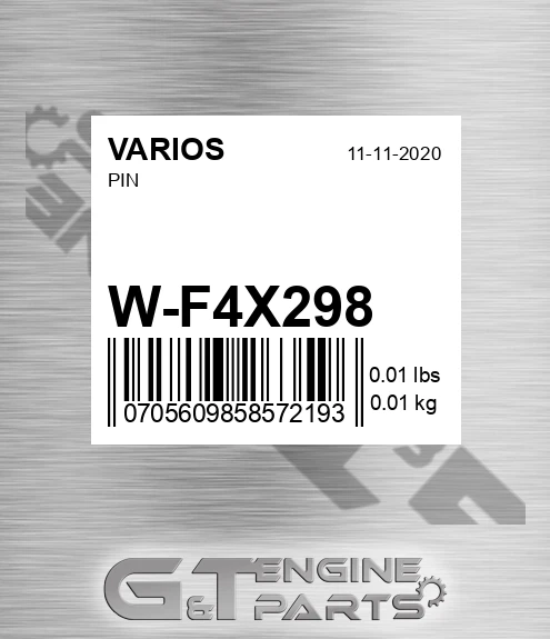 W-F4X29.8 Pin