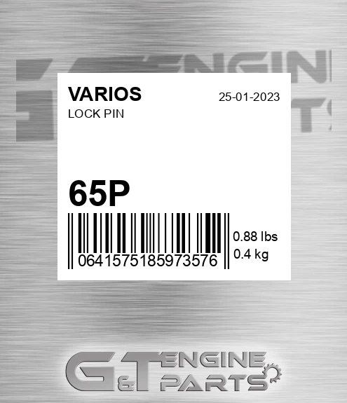 65P Lock Pin