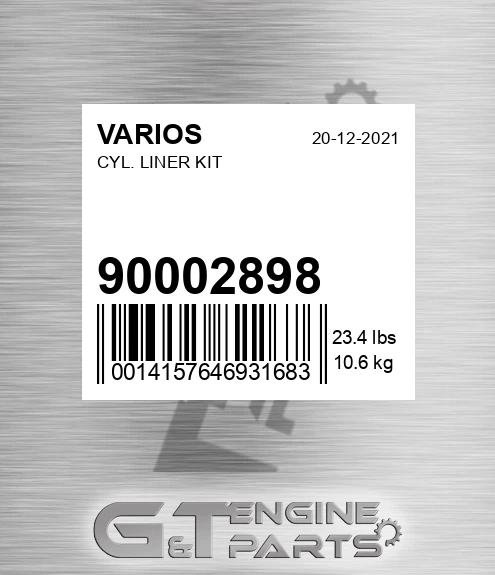 900.02898 Cyl. Liner Kit for VARIOS