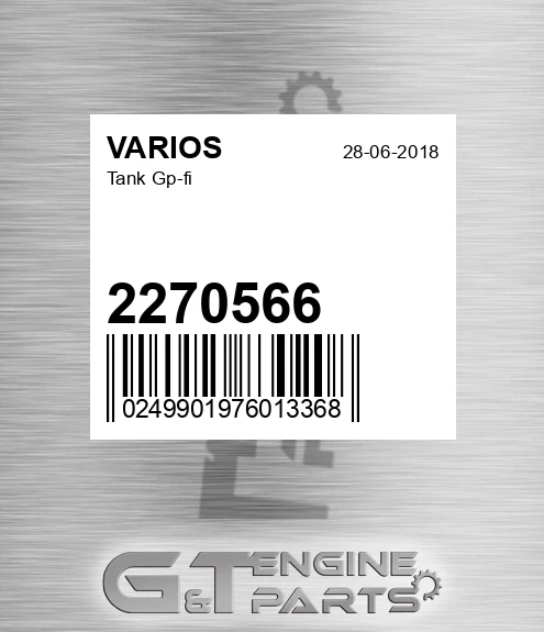 2270566 VARIOS Tank Gp-fi