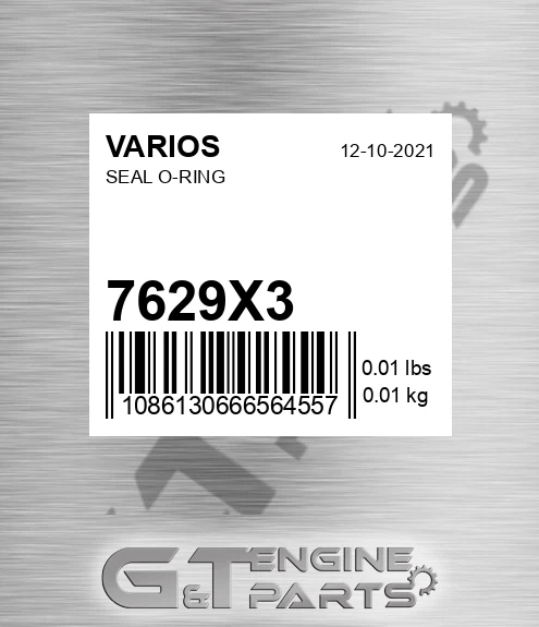 7629X3 Seal O-ring for VARIOS