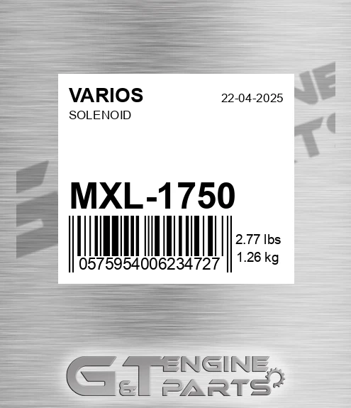 MXL-1750 Solenoid