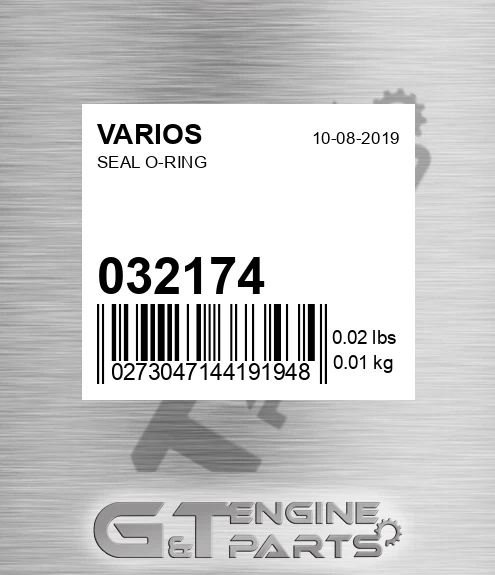032.174 Seal O-ring for VARIOS