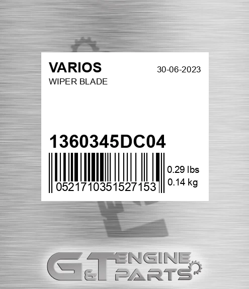 1360345DC04 Wiper Blade