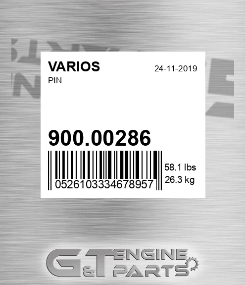 900.00286 Pin