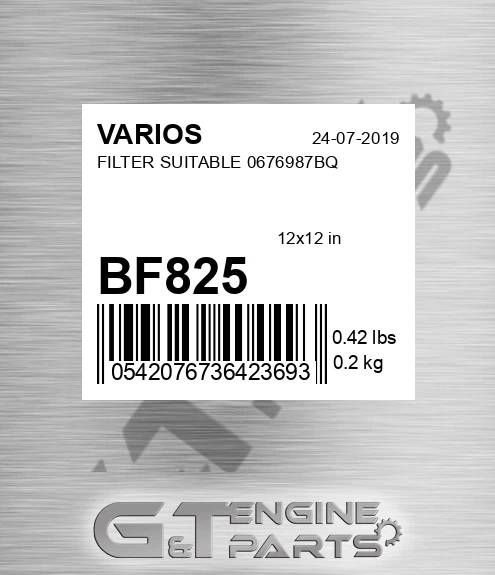 BF825 Filter Suitable 0676987bq
