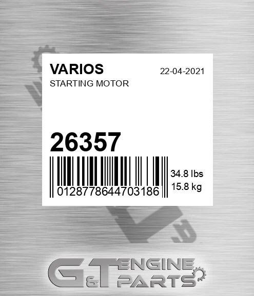 26357 Starting Motor
