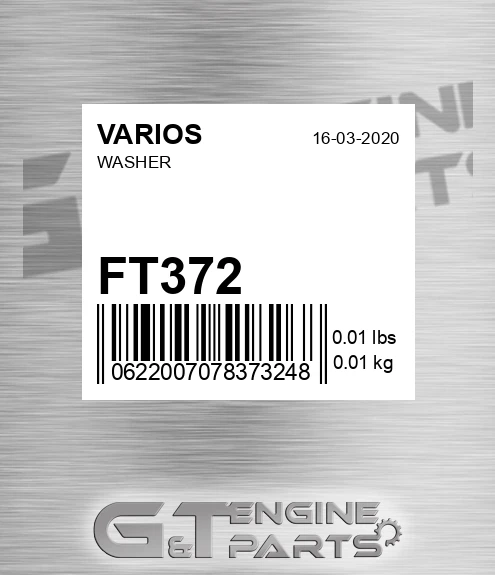 FT372 Washer