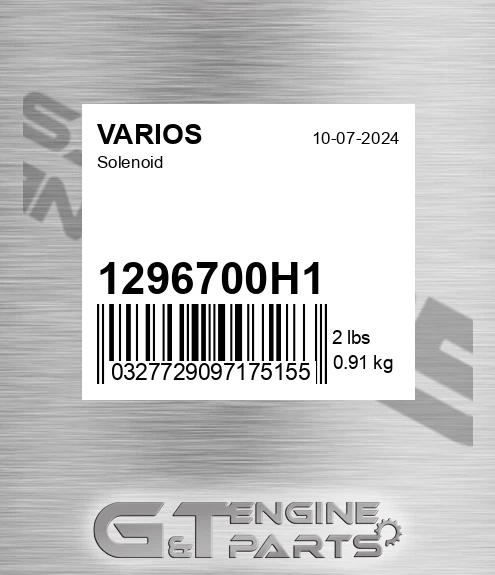 1296700H1 Solenoid