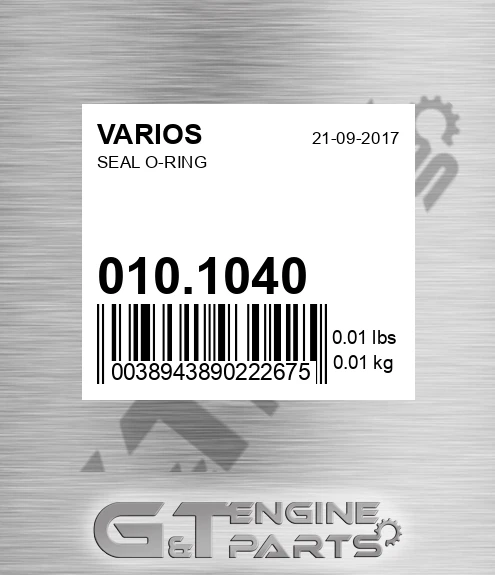 010.1040 Seal O-ring