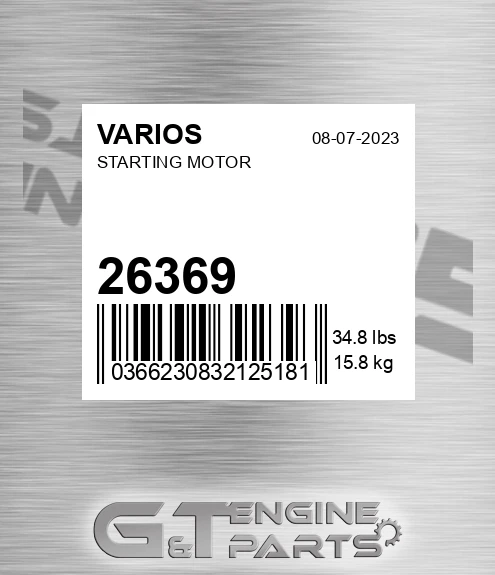 26369 Starting Motor