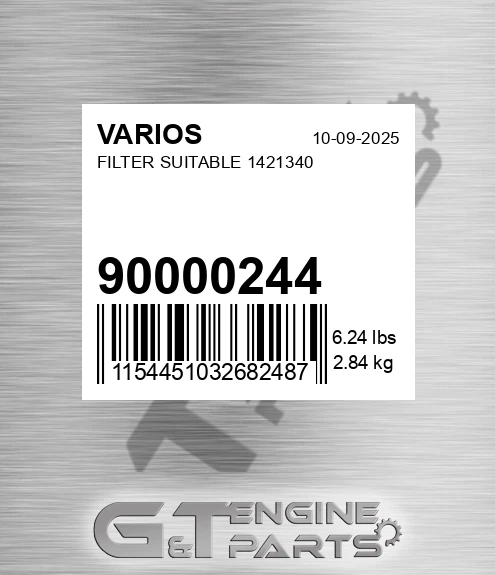 900.00244 Filter Suitable 1421340 for VARIOS