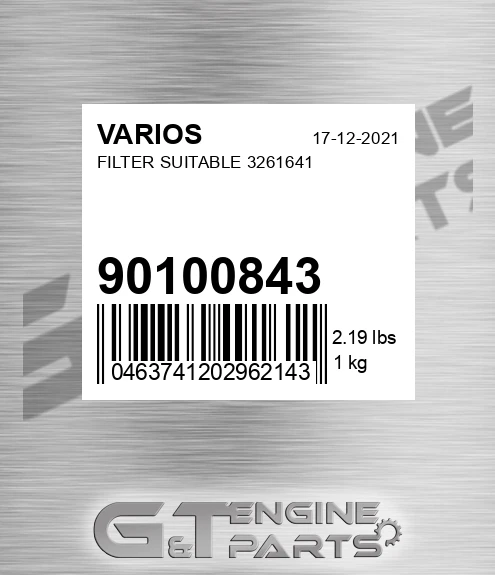 901.00843 Filter Suitable 3261641