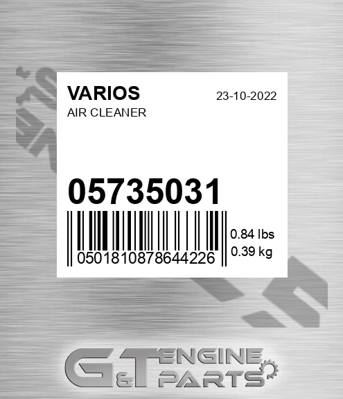 05735031 Air Cleaner for VARIOS