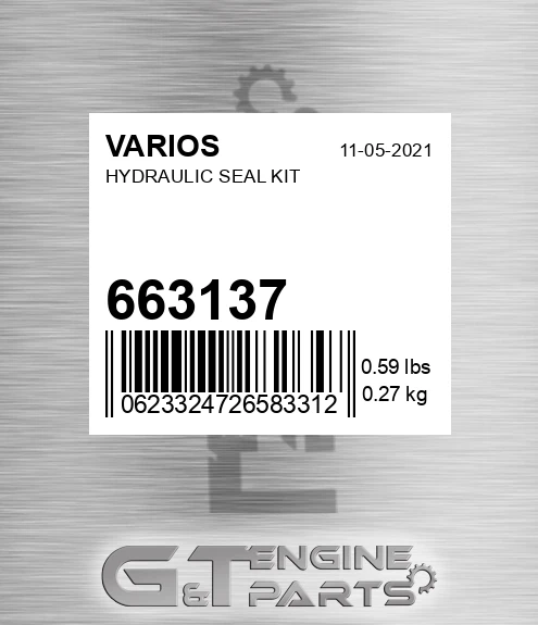 663137 VARIOS Hydraulic Seal Kit