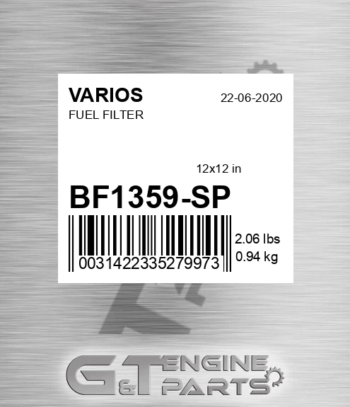BF1359-SP Fuel Filter