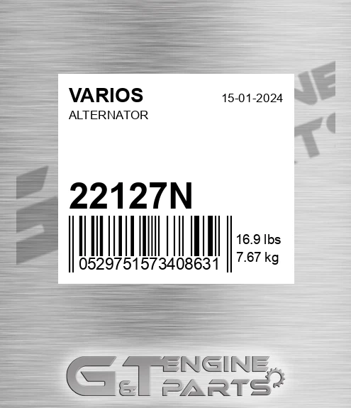 22127N Alternator