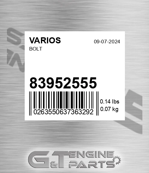 83952555 Bolt