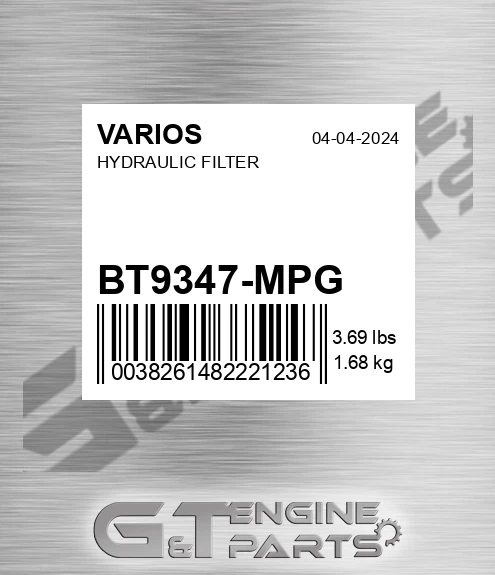 BT9347-MPG Hydraulic Filter