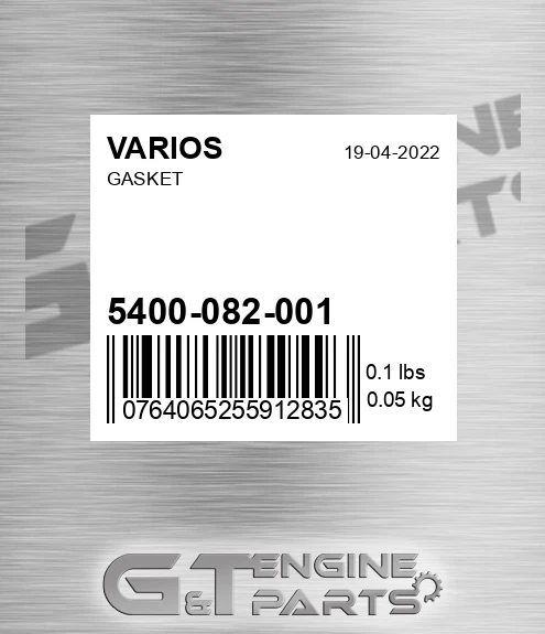 5400-082-001 Gasket for VARIOS
