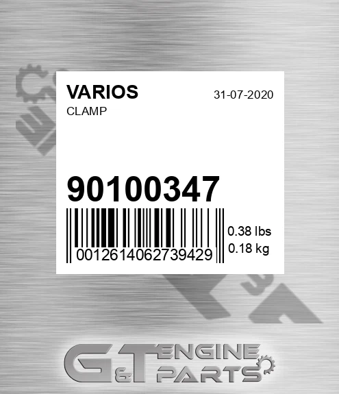 901.00347 Clamp for VARIOS