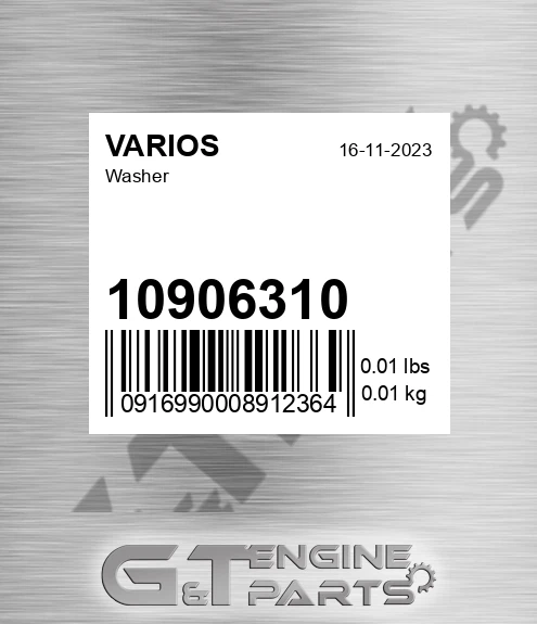 10906310 Washer