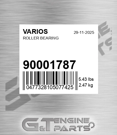 90001787 Roller Bearing