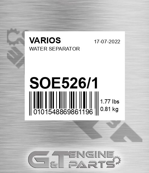 SOE526/1 Water Separator