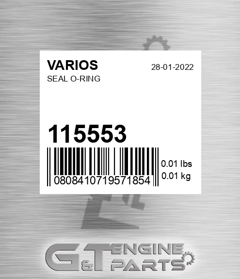 115.553 Seal O-ring for VARIOS